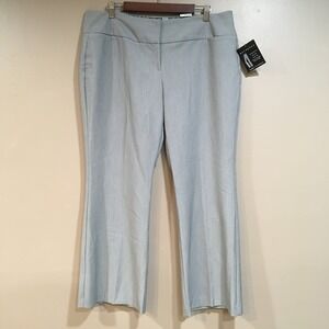 NWT Metaphor Modern Fit Bootcut Dress Pants Womens 16 Short Gray Office Work